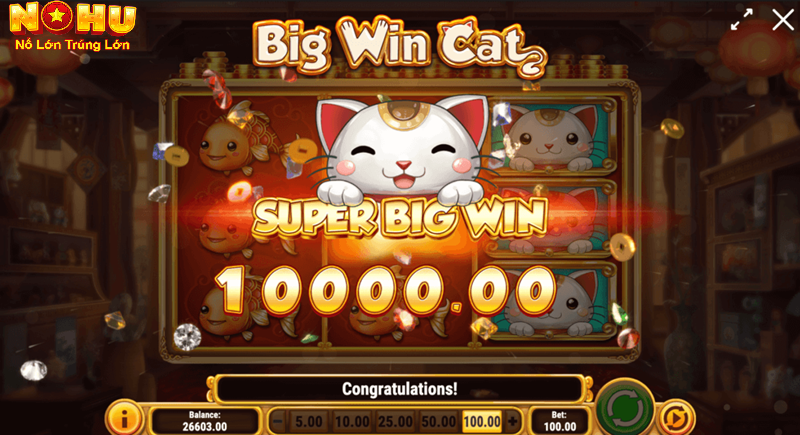 Hướng Dẫn Cách Chơi Big Win Cat - Mèo Thần Tài Mang Lộc Đến Tay! 2 Kiên nhẫn là chìa khóa chạm tới kho báu